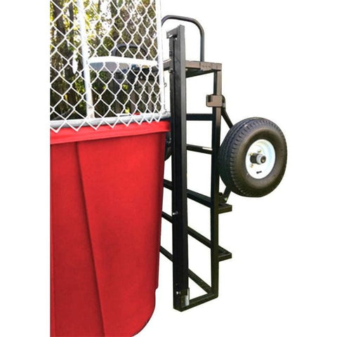 POGO Inflatable Bouncers Red Portable Dunking Booth with New Wingless Design by POGO 754972370042 1715 Red Portable Dunking Booth with New Wingless Design SKU# 1715