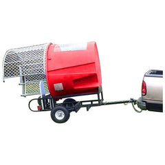 Red Portable Dunking Booth with New Wingless Design by POGO