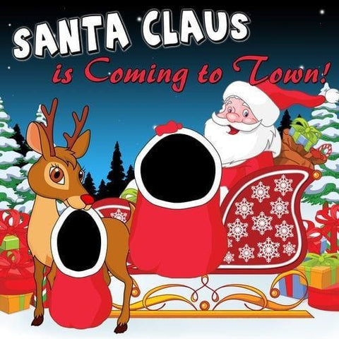 POGO Inflatable Bouncers Santa Claus is Coming To Town Interactive Carnival Frame Game by POGO 754972299794 1700