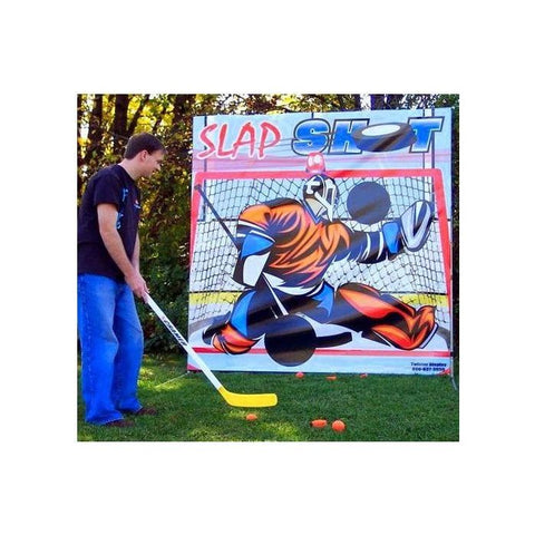 POGO Inflatable Bouncers Slap Shot Hockey Interactive Carnival Frame Game by POGO