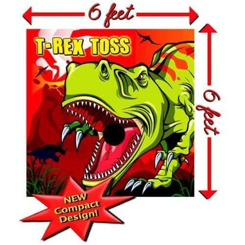 POGO Inflatable Bouncers T-Rex Toss Interactive Carnival Frame Game by POGO