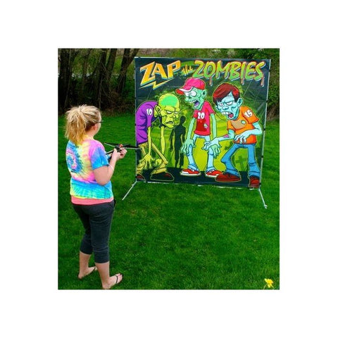 POGO Inflatable Bouncers Zap the Zombies Interactive Carnival Frame Game by POGO