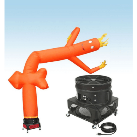 POGO Inflatable Party Decorations 18' Fly Guy Inflatable Tube Man with Blower - Orange Arrow by POGO 18' Fly Guy Inflatable Tube Man Blower - Orange Arrow SKU#4287#4238