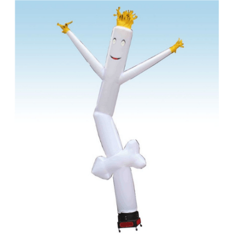 POGO Inflatable Party Decorations 18' Fly Guy Inflatable Tube Man with Blower - White Arrow by POGO 18' Fly Guy Inflatable Tube Man Blower - White Arrow SKU#4291 #4242