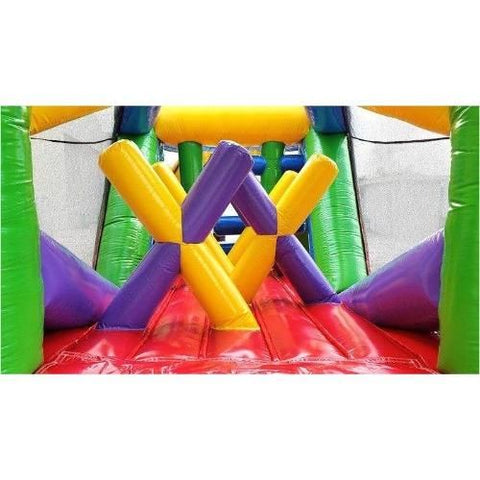 POGO Obstacle Course 30' Retro Radical Run Extreme Unit #2 Inflatable Obstacle Course with Blower by POGO 754972370080 6507 30' Retro Radical Run Extreme Unit 2 Inflatable Obstacle Course Blower