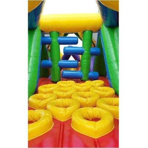 POGO Obstacle Course 30' Retro Radical Run Extreme Unit #2 Inflatable Obstacle Course with Blower by POGO 754972370080 6507 30' Retro Radical Run Extreme Unit 2 Inflatable Obstacle Course Blower