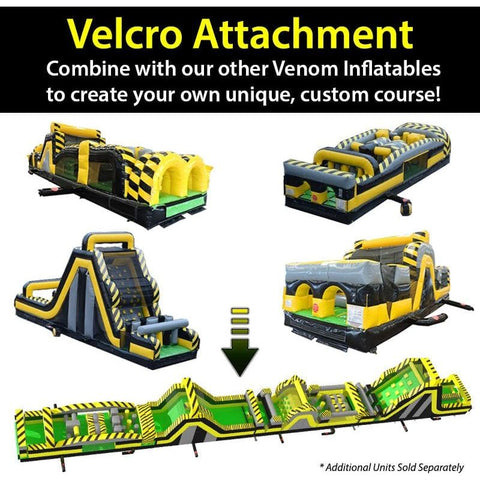 POGO Obstacle Course 30' Venom Inflatable Obstacle Course with Blower by POGO 754972324717 2293 30' Venom Inflatable Obstacle Course with Blower by POGO SKU# 2293