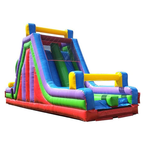 POGO Obstacle Course 40' Retro Inflatable Rock Climb Slide with Blower by POGO 754972366403 2294 40' Retro Inflatable Rock Climb Slide with Blower by POGO SKU# 2294