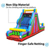 Image of POGO Obstacle Course 40' Retro Inflatable Rock Climb Slide with Blower by POGO 754972366403 2294 40' Retro Inflatable Rock Climb Slide with Blower by POGO SKU# 2294