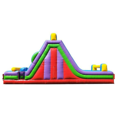 POGO Obstacle Course 40' Retro Inflatable Rock Climb Slide with Blower by POGO 754972366403 2294 40' Retro Inflatable Rock Climb Slide with Blower by POGO SKU# 2294