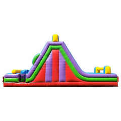 40' Retro Inflatable Rock Climb Slide with Blower by POGO