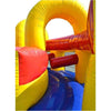 Image of POGO Obstacle Course Red, Yellow, and Blue U-Turn Inflatable Obstacle Course with Blower by POGO 754972309028 3623 Red, Yellow, and Blue U-Turn Inflatable Obstacle Course with Blower