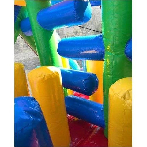 POGO Obstacle Courses 30' Retro Radical Run Extreme Unit #4 Inflatable Obstacle Course with Blower by POGO 754972370103 6509 30' Retro Radical Run Extreme Unit4 Inflatable Obstacle Course Blower