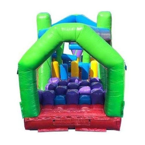 POGO Obstacle Courses 30' Retro Radical Run Extreme Unit #4 Inflatable Obstacle Course with Blower by POGO 754972370103 6509 30' Retro Radical Run Extreme Unit4 Inflatable Obstacle Course Blower