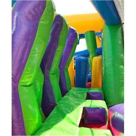 POGO Obstacle Courses 30' Retro Radical Run Extreme Unit #4 Inflatable Obstacle Course with Blower by POGO 754972370103 6509 30' Retro Radical Run Extreme Unit4 Inflatable Obstacle Course Blower