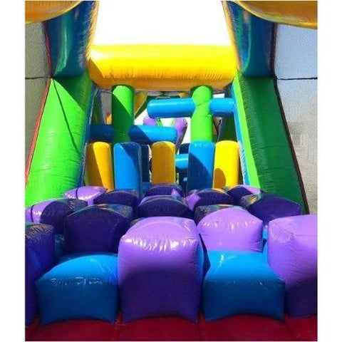 POGO Obstacle Courses 30' Retro Radical Run Extreme Unit #4 Inflatable Obstacle Course with Blower by POGO 754972370103 6509 30' Retro Radical Run Extreme Unit4 Inflatable Obstacle Course Blower