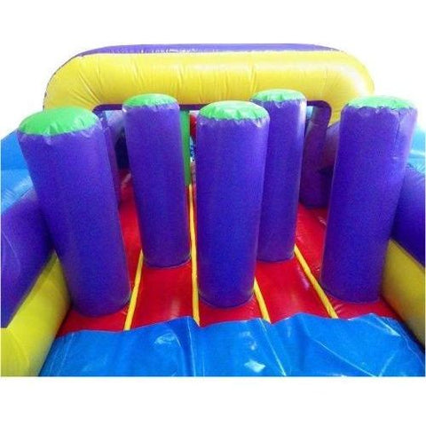 POGO Obstacle Courses 40' Retro Inflatable Obstacle Course with Blower by POGO 754972308694 3473 40' Retro Inflatable Obstacle Course with Blower by POGO SKU# 3473