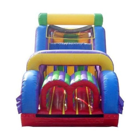 POGO Obstacle Courses 40' Retro Inflatable Obstacle Course with Blower by POGO 754972308694 3473 40' Retro Inflatable Obstacle Course with Blower by POGO SKU# 3473