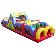 POGO Obstacle Courses 40' Retro Inflatable Obstacle Course with Blower by POGO 754972308694 3473 40' Retro Inflatable Obstacle Course with Blower by POGO SKU# 3473