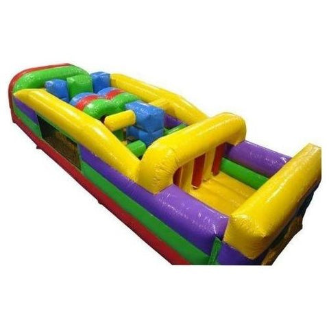 POGO Obstacle Courses 7-Element Retro Inflatable Obstacle Course with Blower by POGO 754972308717 3453 7-Element Retro Inflatable Obstacle Course with Blower POGO SKU# 3453