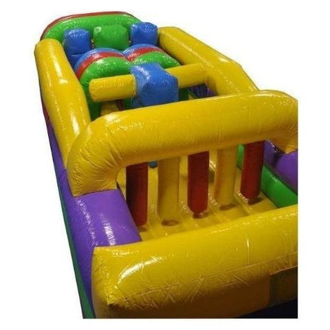 POGO Obstacle Courses 7-Element Retro Inflatable Obstacle Course with Blower by POGO 754972308717 3453 7-Element Retro Inflatable Obstacle Course with Blower POGO SKU# 3453