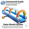 Image of POGO SLIP N SLIDE 25' Blue Marble Inflatable Slip n Slide with Blower by POGO 754972348331 2849 25' Blue Marble Inflatable Slip n Slide with Blower by POGO SKU# 2849