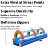Image of POGO SLIP N SLIDE 25' Blue Marble Inflatable Slip n Slide with Blower by POGO 754972348331 2849 25' Blue Marble Inflatable Slip n Slide with Blower by POGO SKU# 2849