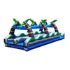 Image of POGO Slip N Slides 35' Tropical Marble Dual Lane Inflatable Slip n Slide with Blower Velcro by POGO 754972363457 4936 35' Tropical Marble Dual Lane Inflatable Slip n Slide Blower POGO