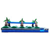 Image of POGO Slip N Slides 35' Tropical Marble Dual Lane Inflatable Slip n Slide with Blower Velcro by POGO 754972363457 4936 35' Tropical Marble Dual Lane Inflatable Slip n Slide Blower POGO