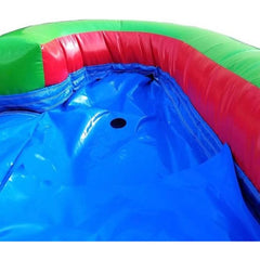 14.3'H Kids Modern Rainbow Water Slide Bounce House Combo with Blower by POGO