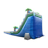 Image of POGO Water Parks & Slides 22'H Tropical Marble Wave Dual Lane Inflatable Water Slide with Blower and Splash Pool by POGO 22'H Tropical Marble Wave Dual Lane Inflatable Water Slide Blower POGO