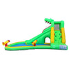 Image of POGO Water Parks & Slides 7.9' Backyard Kids Gator Inflatable Water Slide with Splash Cannon and Pool by POGO 754972375238 5123 7.9' Backyard Kids Gator Inflatable Water Slide Cannon Pool by POGO