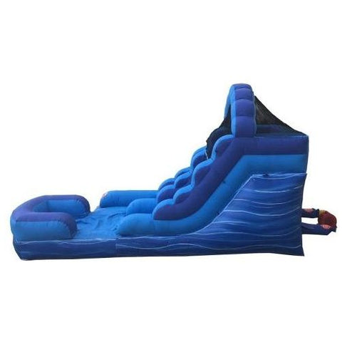 POGO Water Slides 12' Blue Marble Inflatable Water Slide with Blower by POGO 754972331142 2488