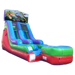 POGO Water Slides 15' Modular Retro Rainbow Inflatable Water Slide by POGO 2543