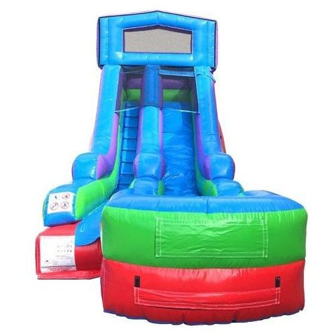POGO Water Slides 15' Modular Retro Rainbow Inflatable Water Slide with Blower by POGO 754972361637 2532