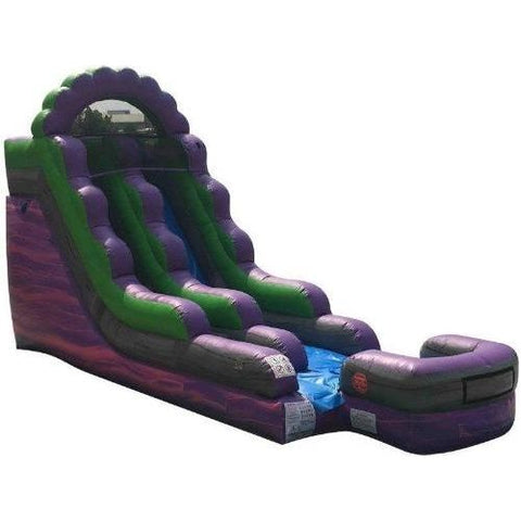 POGO Water Slides 15' Purple Marble Inflatable Water Slide with Blower by POGO 754972312240 2540 15' Purple Marble Inflatable Water Slide with Blower by POGO SKU #2540