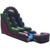 Image of POGO Water Slides 15' Purple Marble Inflatable Water Slide with Blower by POGO 754972312240 2540 15' Purple Marble Inflatable Water Slide with Blower by POGO SKU #2540