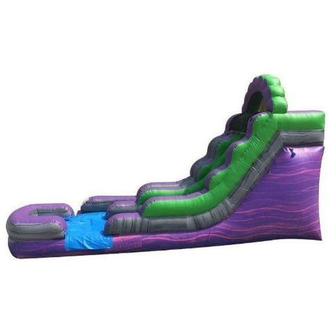 POGO Water Slides 15' Purple Marble Inflatable Water Slide with Blower by POGO 754972312240 2540 15' Purple Marble Inflatable Water Slide with Blower by POGO SKU #2540