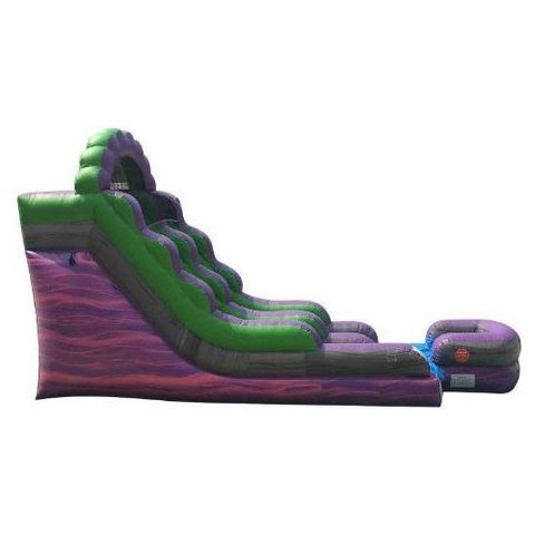 POGO Water Slides 15' Purple Marble Inflatable Water Slide with Blower by POGO 754972312240 2540 15' Purple Marble Inflatable Water Slide with Blower by POGO SKU #2540