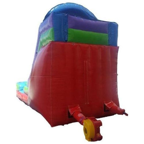 POGO Water Slides 15' Retro Rainbow Inflatable Water Slide with Blower by POGO 754972312264 2646 15' Retro Rainbow Inflatable Water Slide with Blower by POGO SKU #2646