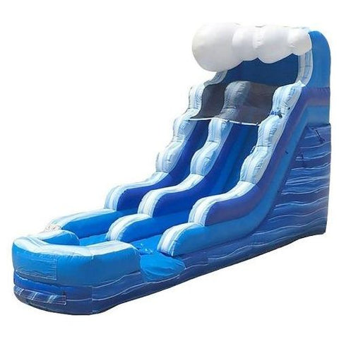 POGO Water Slides 15' Tidal Wave Marble Inflatable Water Slide with Blower by POGO 754972324830 2516 15' Tidal Wave Marble Inflatable Water Slide with Blower POGO SKU 2516