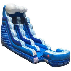 POGO Water Slides 15' Tidal Wave Marble Inflatable Water Slide with Blower by POGO 754972324830 2516 15' Tidal Wave Marble Inflatable Water Slide with Blower POGO SKU 2516