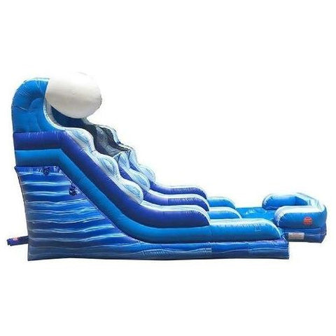 POGO Water Slides 15' Tidal Wave Marble Inflatable Water Slide with Blower by POGO 754972324830 2516 15' Tidal Wave Marble Inflatable Water Slide with Blower POGO SKU 2516