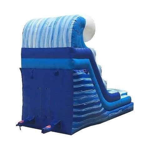POGO Water Slides 15' Tidal Wave Marble Inflatable Water Slide with Blower by POGO 754972324830 2516 15' Tidal Wave Marble Inflatable Water Slide with Blower POGO SKU 2516