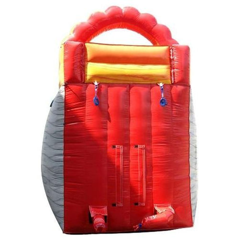POGO Water Slides 17' Fire Marble Curved Inflatable Water Slide with Blower by POGO 754972366175 7647