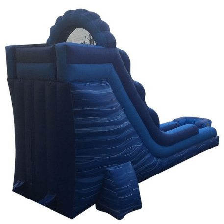 POGO Water Slides 18' Blue Marble Inflatable Water Slide with Blower by POGO 754972307024 2687 18' Blue Marble Inflatable Water Slide with Blower by POGO SKU#2687