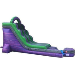 18' Purple Marble Inflatable Water Slide with Blower by POGO