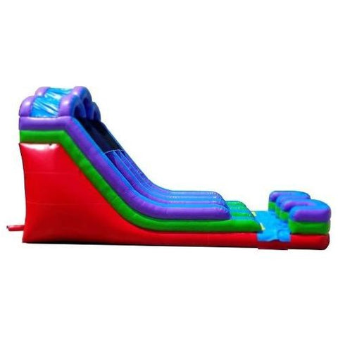 POGO Water Slides 18' Retro Rainbow Double Bay Inflatable Water Slide with Blower by POGO 754972359320 2745 18' Retro Rainbow Double Bay Inflatable Water Slide with Blower POGO