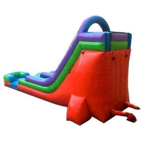 POGO Water Slides 18' Retro Rainbow Inflatable Water Slide with Blower by POGO 754972307055 2737