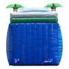 Image of POGO Water Slides 18' Tropical Marble Double Bay Inflatable Water Slide with Blower by POGO 754972372558 7224 18' Tropical Marble Double Bay Inflatable Water Slide Blower POGO